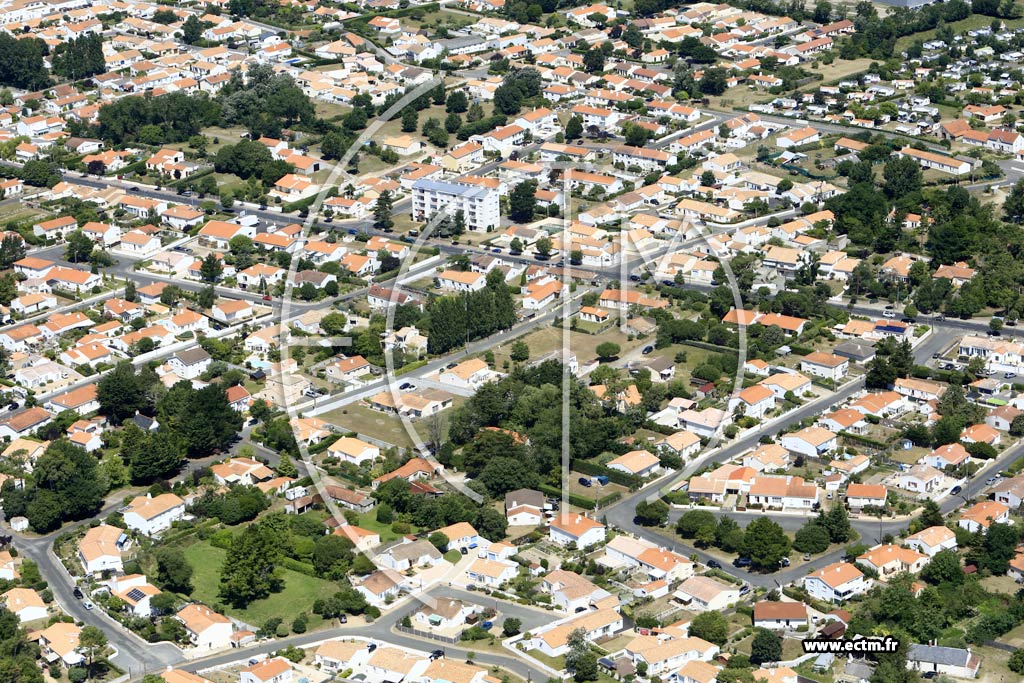 Photo arienne de Saint-Jean-de-Monts (la Borderie)