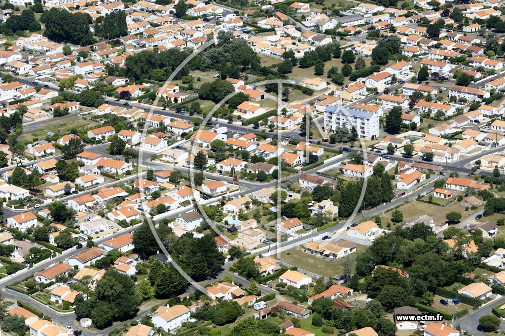 Photo arienne de Saint-Jean-de-Monts (la Borderie)