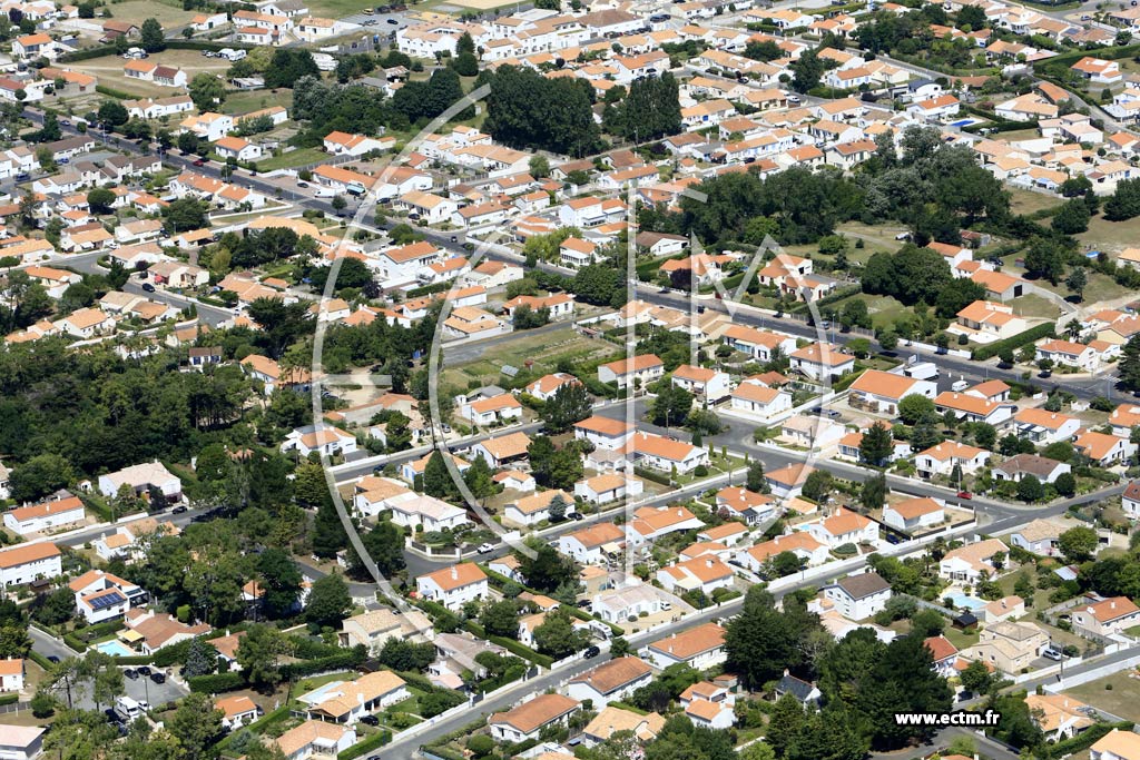 Photo arienne de Saint-Jean-de-Monts (la Borderie)