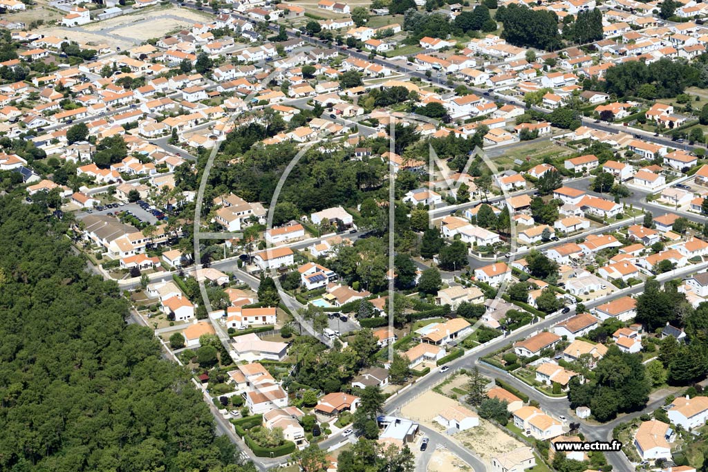 Photo arienne de Saint-Jean-de-Monts (la Borderie)