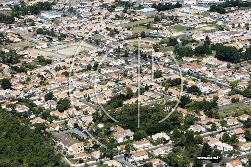 Photo arienne de Saint-Jean-de-Monts (la Garenne)