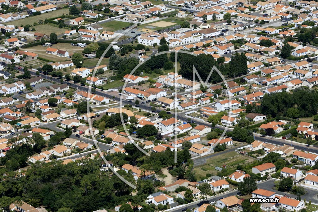 Photo arienne de Saint-Jean-de-Monts (la Garenne)