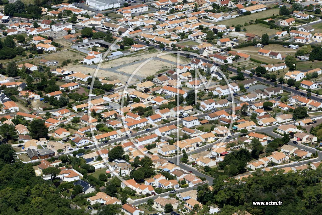 Photo arienne de Saint-Jean-de-Monts (la Garenne)