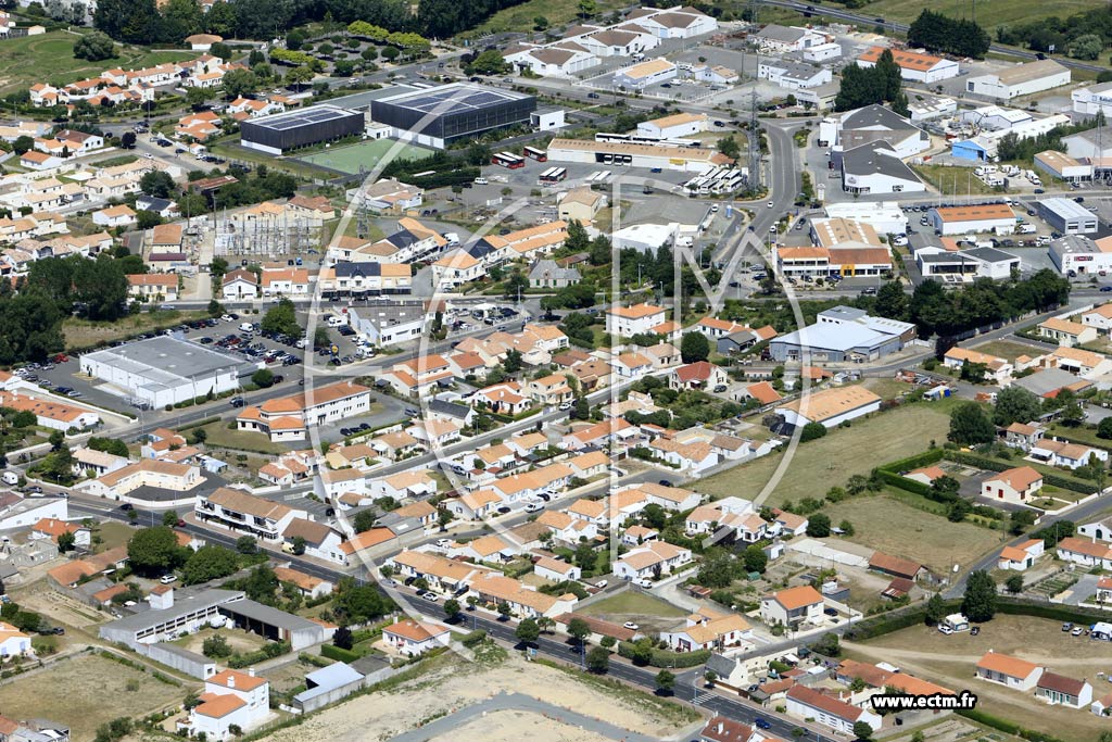 Photo arienne de Saint-Jean-de-Monts (la Garenne)