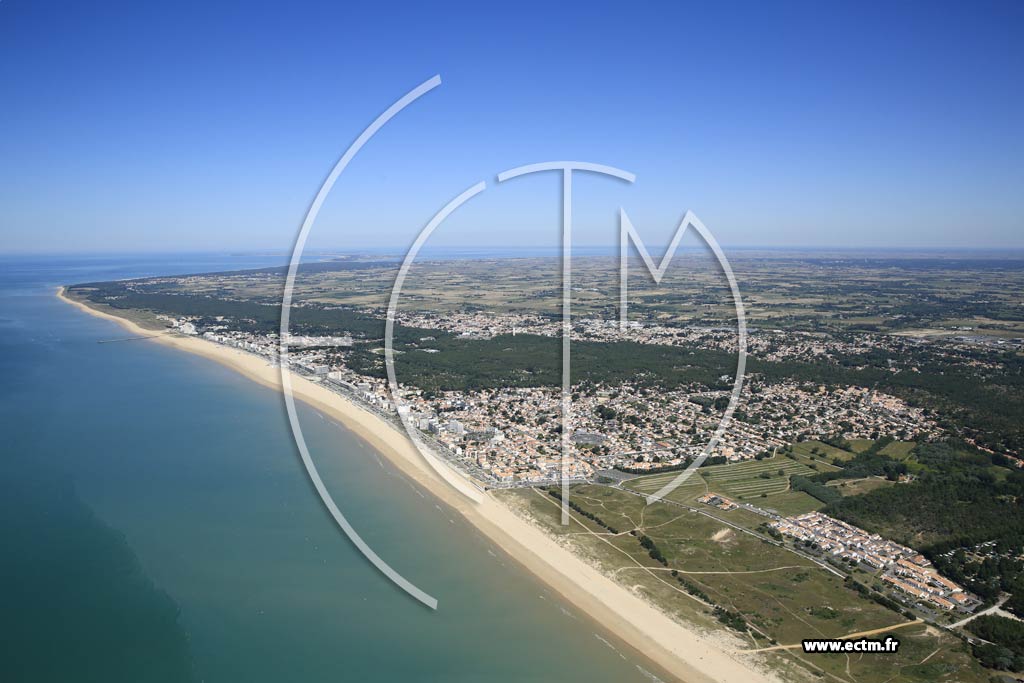 Photo arienne de Saint-Jean-de-Monts (la Mare)
