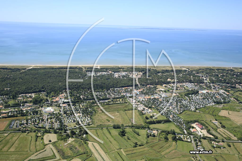 Photo arienne de Saint-Jean-de-Monts (la Vacherie)