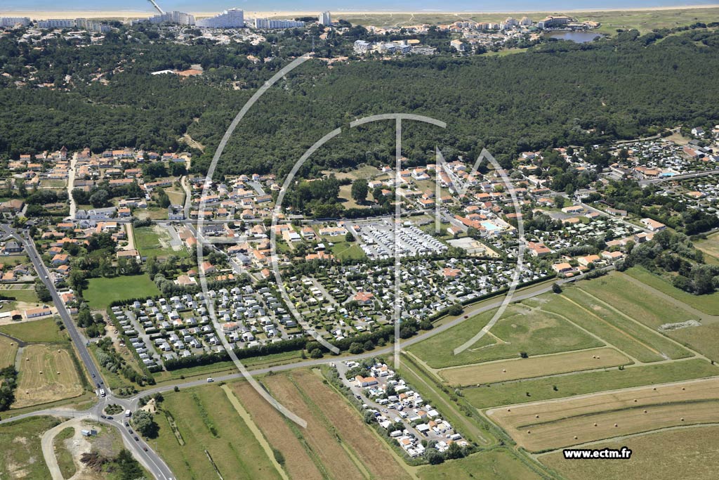 Photo arienne de Saint-Jean-de-Monts (le Bois Joly)