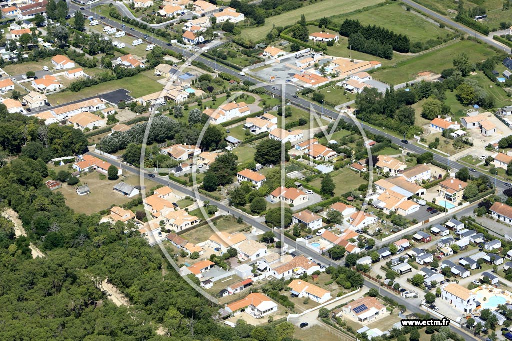 Photo arienne de Saint-Jean-de-Monts (le Fief)