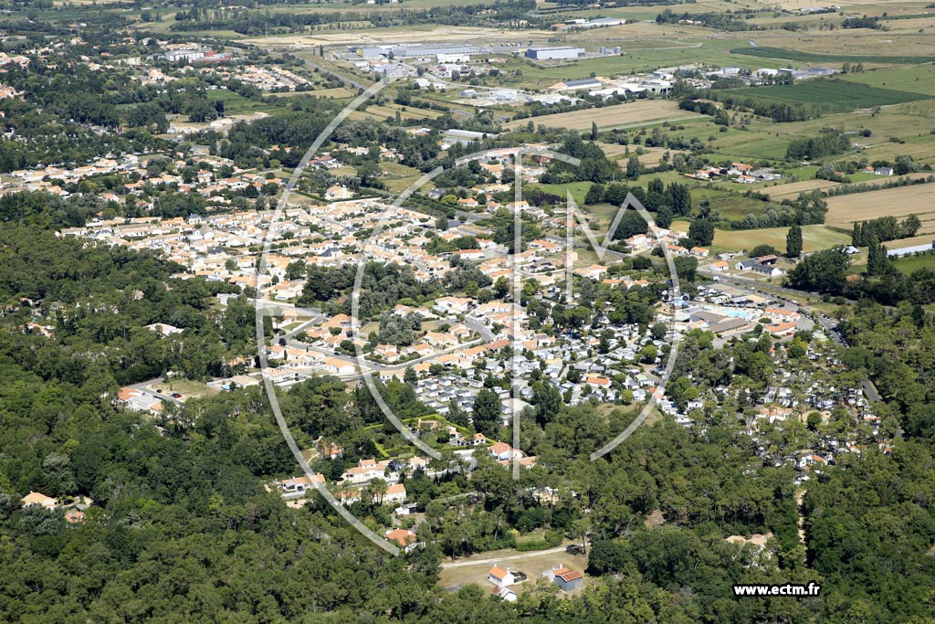 Photo arienne de Saint-Jean-de-Monts (le Logis)