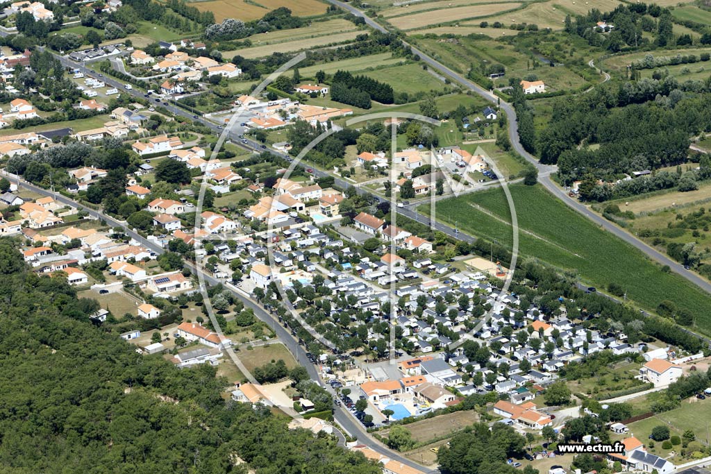 Photo arienne de Saint-Jean-de-Monts (le Repos - la Prairie)