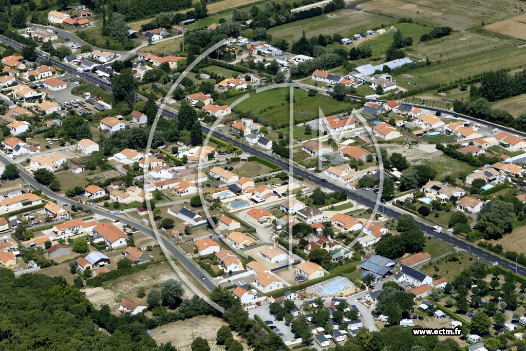 Photo arienne de Saint-Jean-de-Monts (le Vredon)