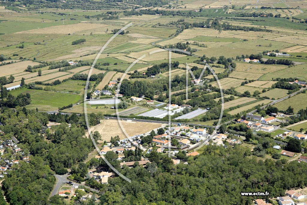 Photo arienne de Saint-Jean-de-Monts (le Zagarelle)