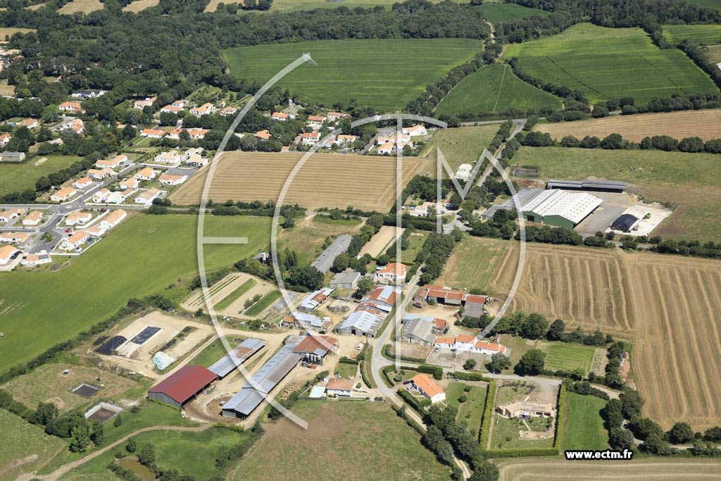 Photo arienne de Saint-Maixent-sur-Vie