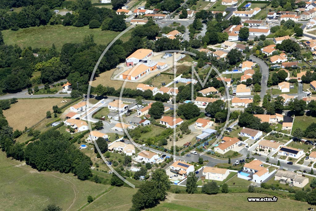 Photo arienne de Saint-Maixent-sur-Vie