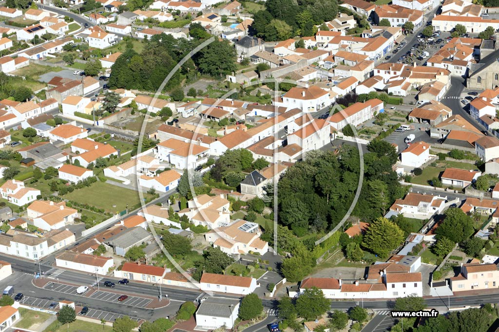 Photo arienne de Beauvoir-sur-Mer (Centre)