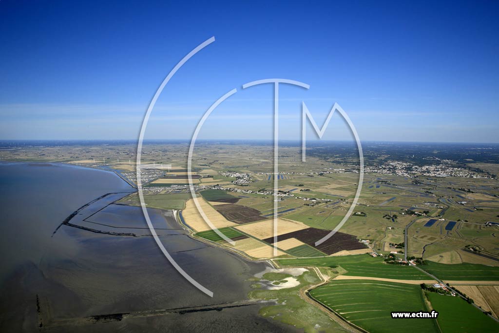 Photo arienne de Beauvoir-sur-Mer (les Trente Salops)
