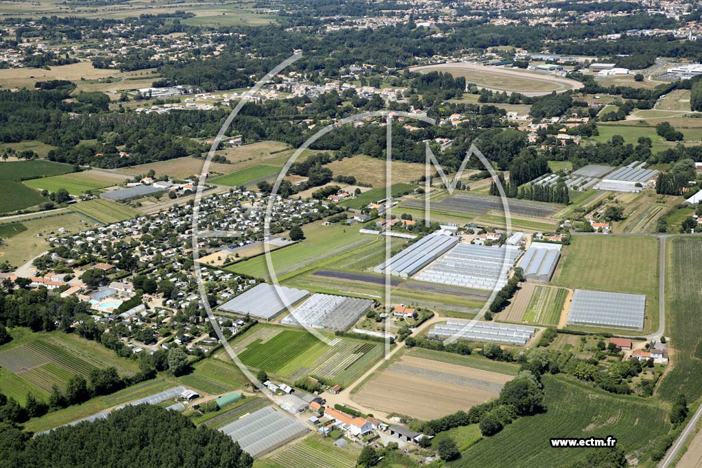 Photo arienne de Challans (la Motte Foucrand - les Tonnelles - le Ragis)