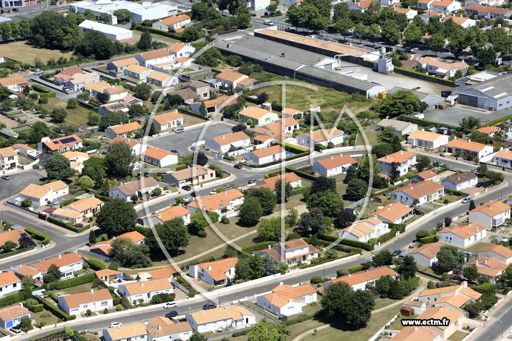 Photo arienne de Challans (le Landa)