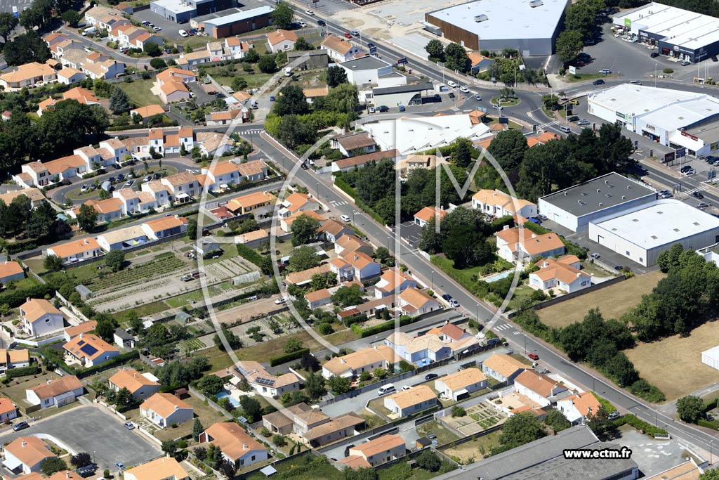 Photo arienne de Challans (le Landa)