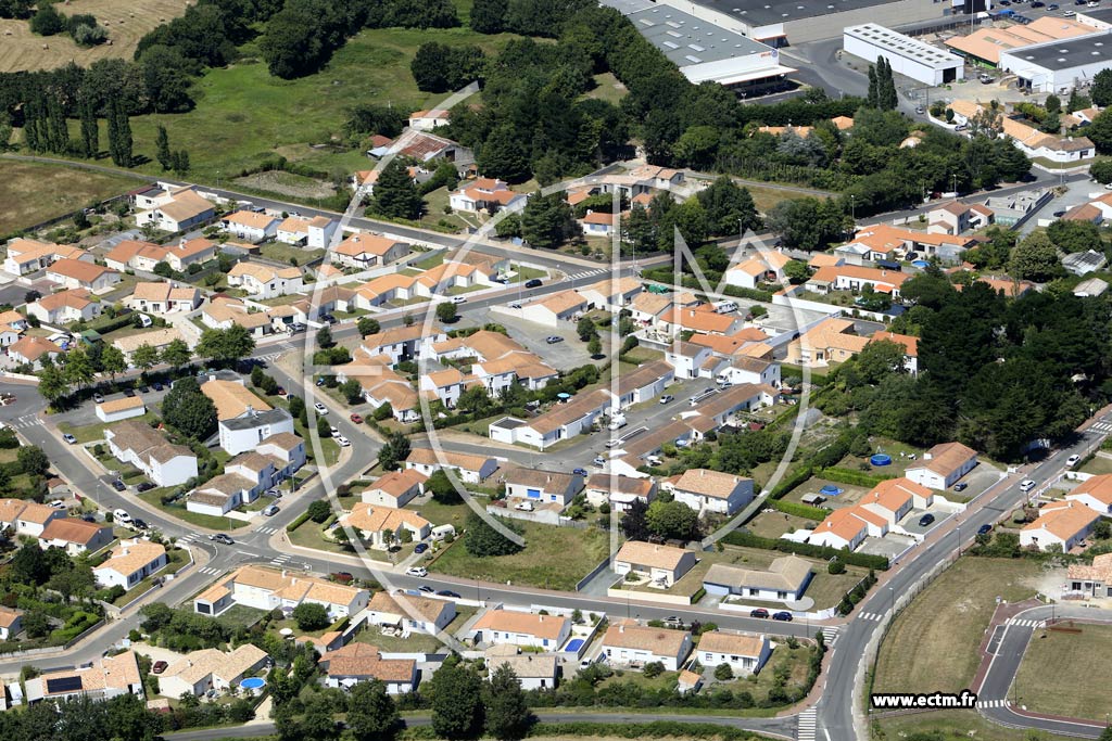 Photo arienne de Challans (le Landa)