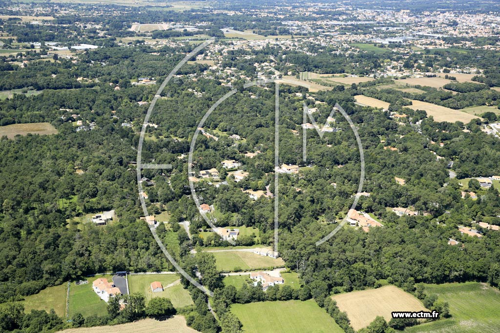 Photo arienne de Challans (les Rivires)