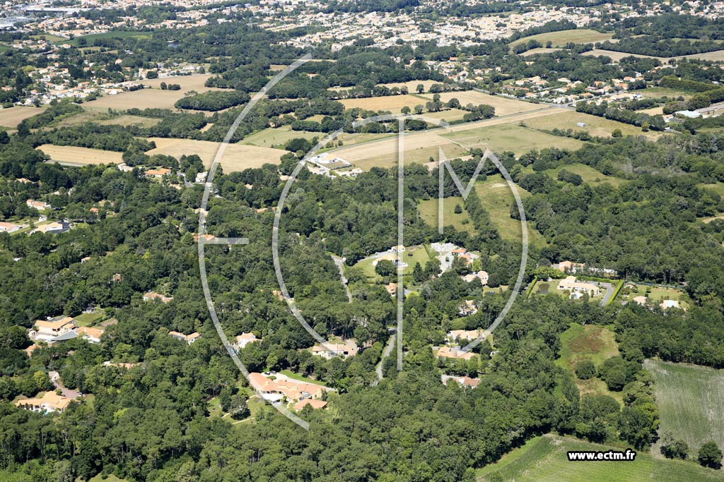 Photo arienne de Challans (les Rivires)