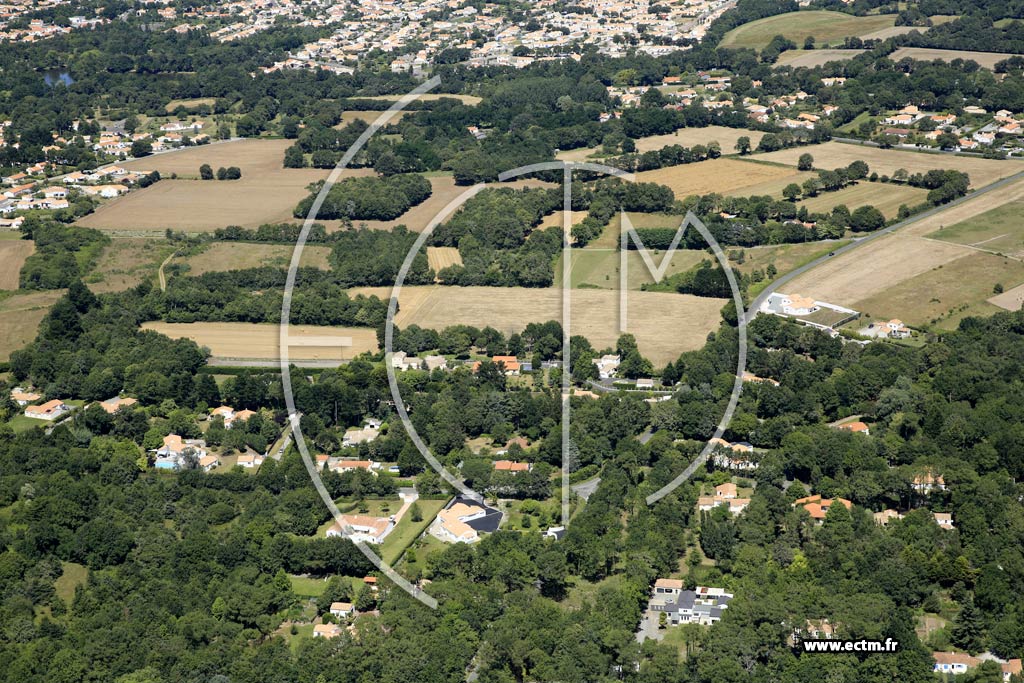 Photo arienne de Challans (les Rivires)