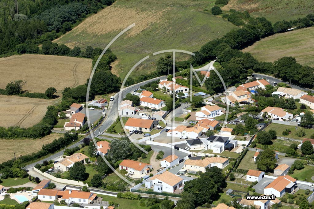 Photo arienne de Challans (les Taraudires)