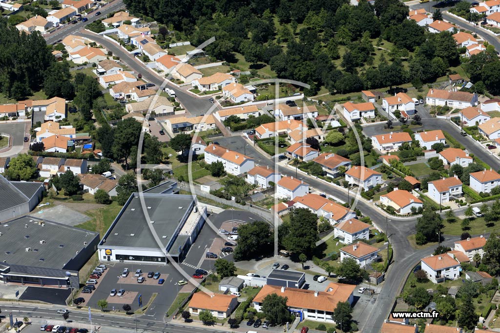 Photo arienne de Challans (Nord-Ouest)