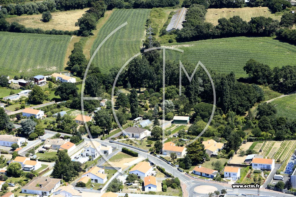 Photo arienne de Challans (Nord)