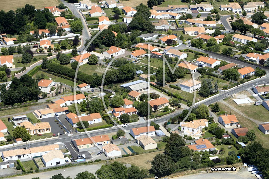 Photo arienne de Challans (Nord)