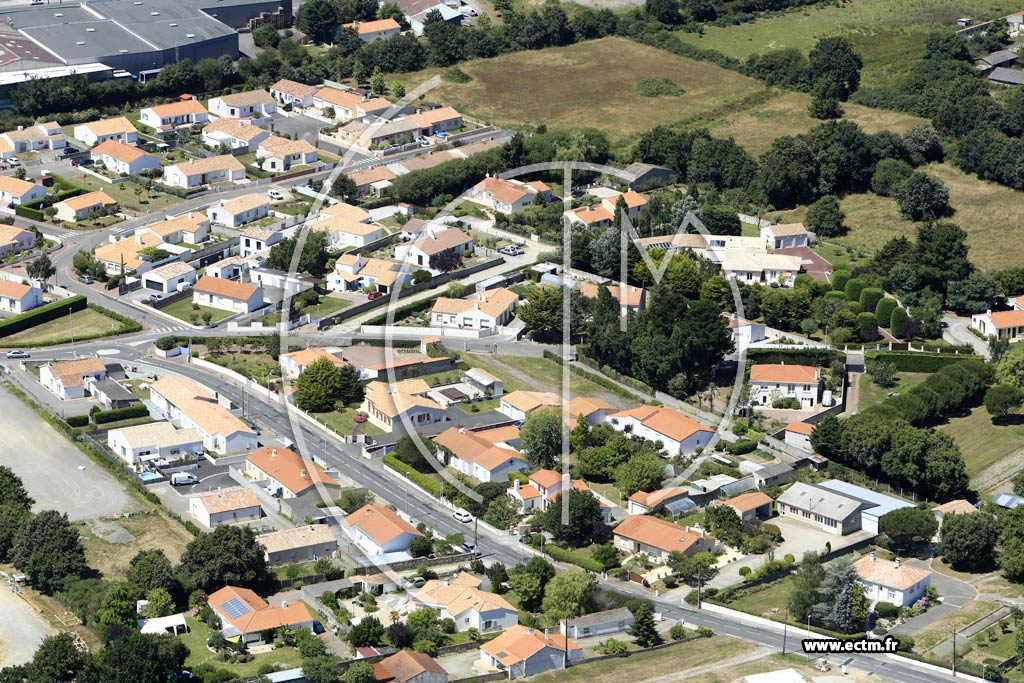 Photo arienne de Challans (Nord)