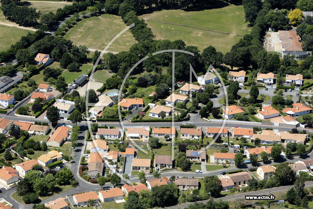 Photo arienne de Challans (Nord)