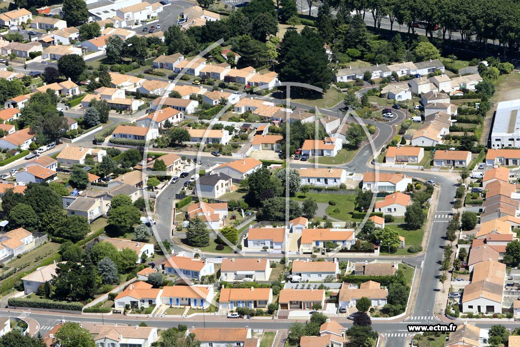 Photo arienne de Challans (Nord)