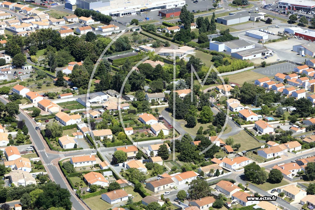 Photo arienne de Challans (Nord)