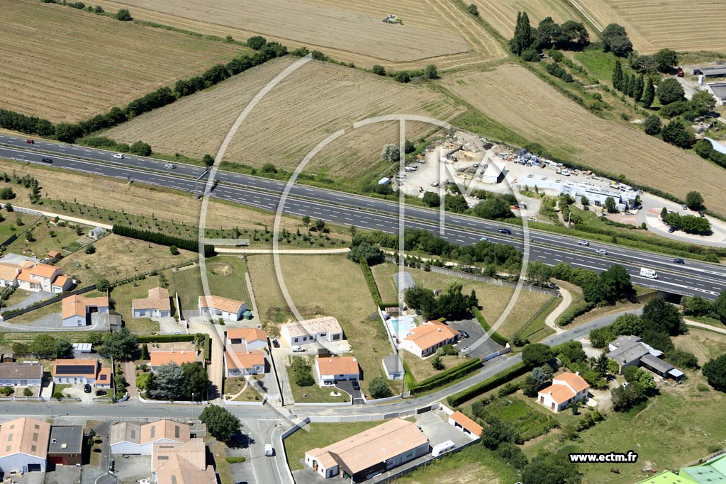 Photo arienne de Challans (Nord)