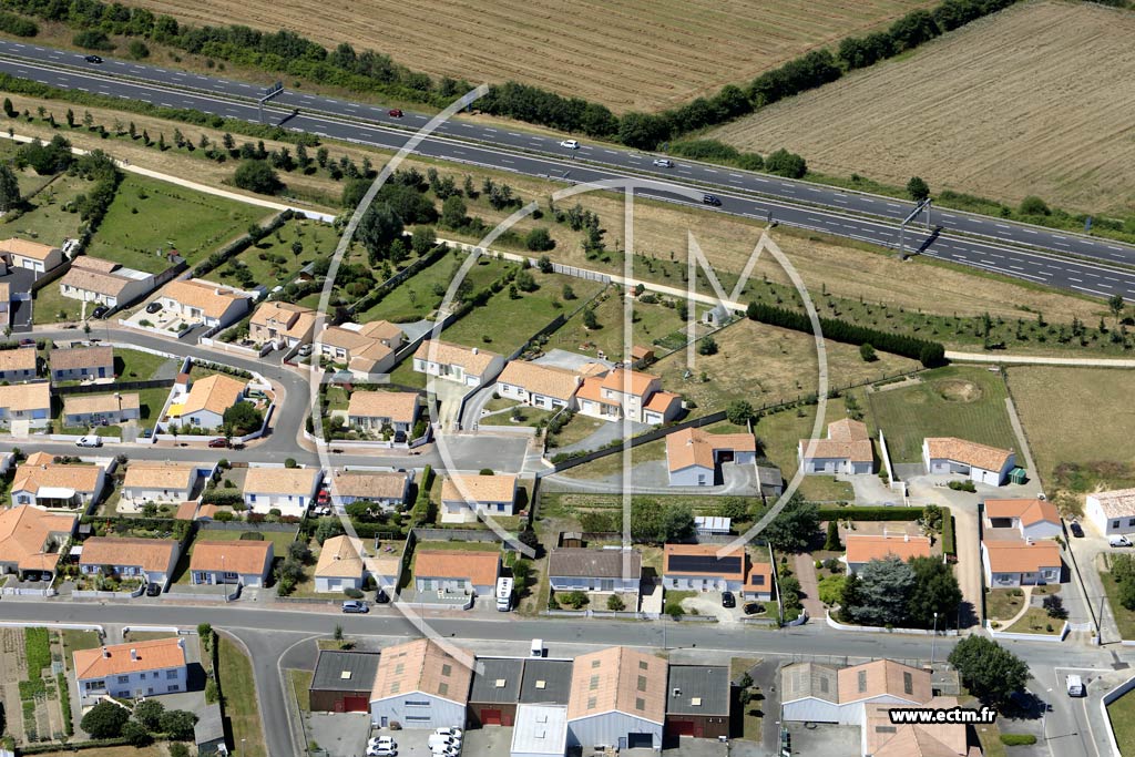 Photo arienne de Challans (Nord)