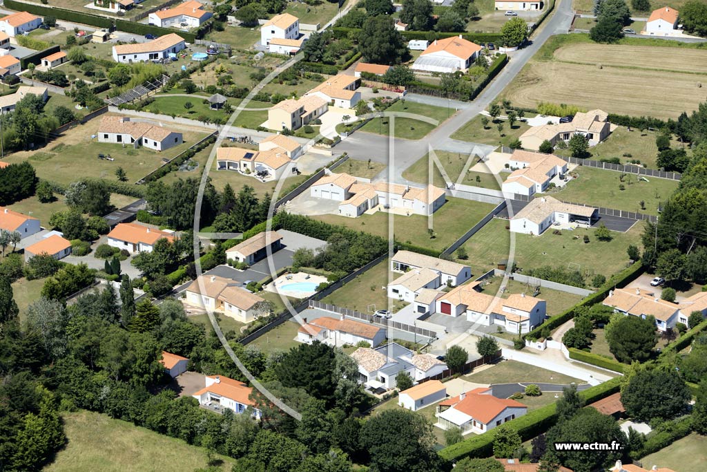 Photo arienne de Challans (Sud-Ouest)