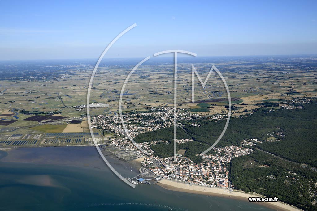 Photo arienne de La Barre-de-Monts