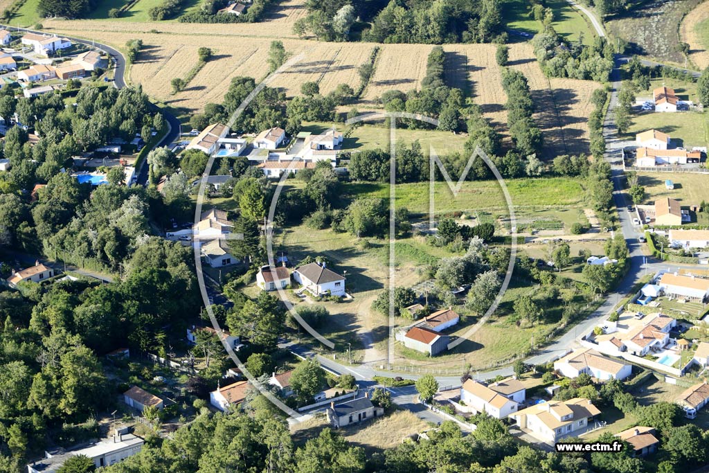 Photo arienne de La Barre-de-Monts