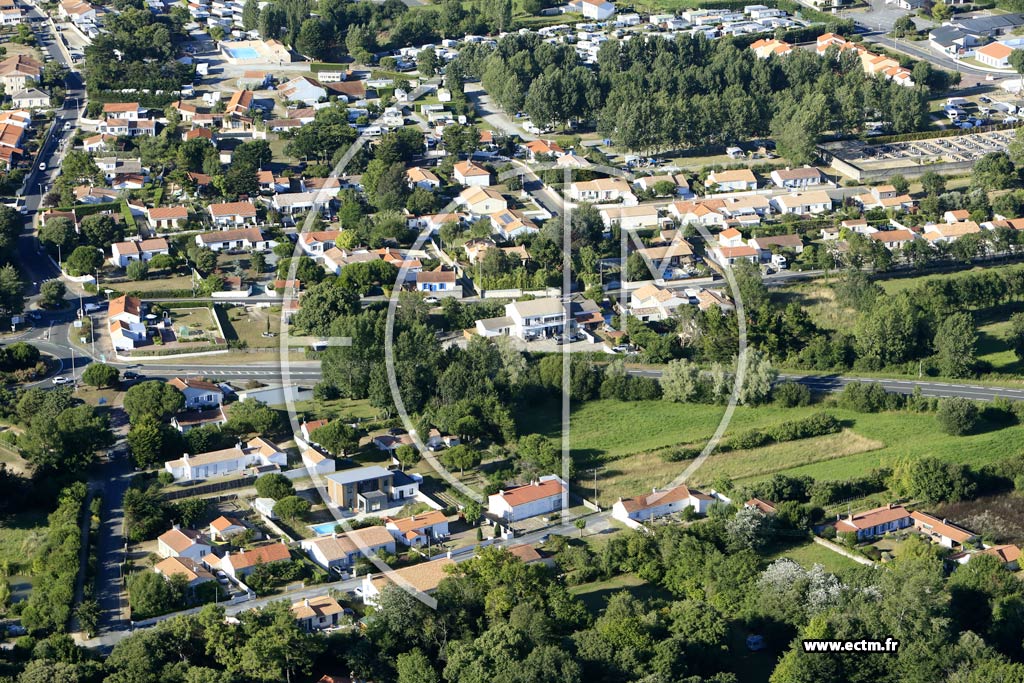 Photo arienne de La Barre-de-Monts