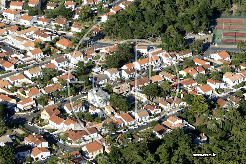 Photo arienne de La Barre-de-Monts (Fromentine)