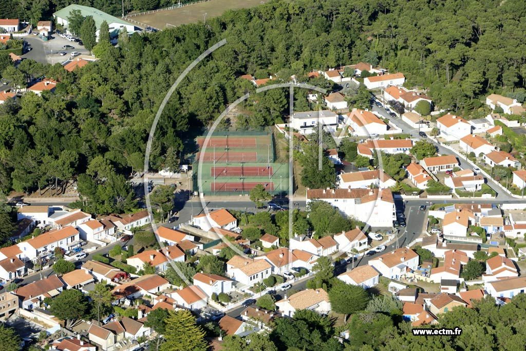 Photo arienne de La Barre-de-Monts (Fromentine)