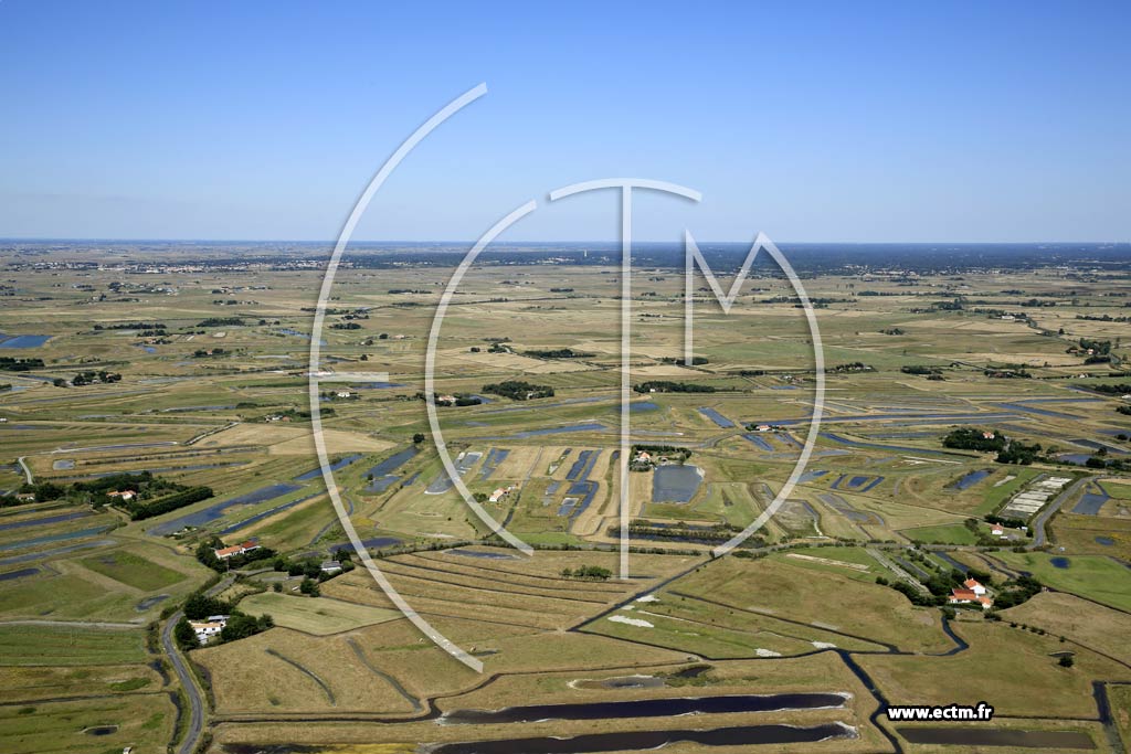 Photo arienne de La Barre-de-Monts (le Roulleau)