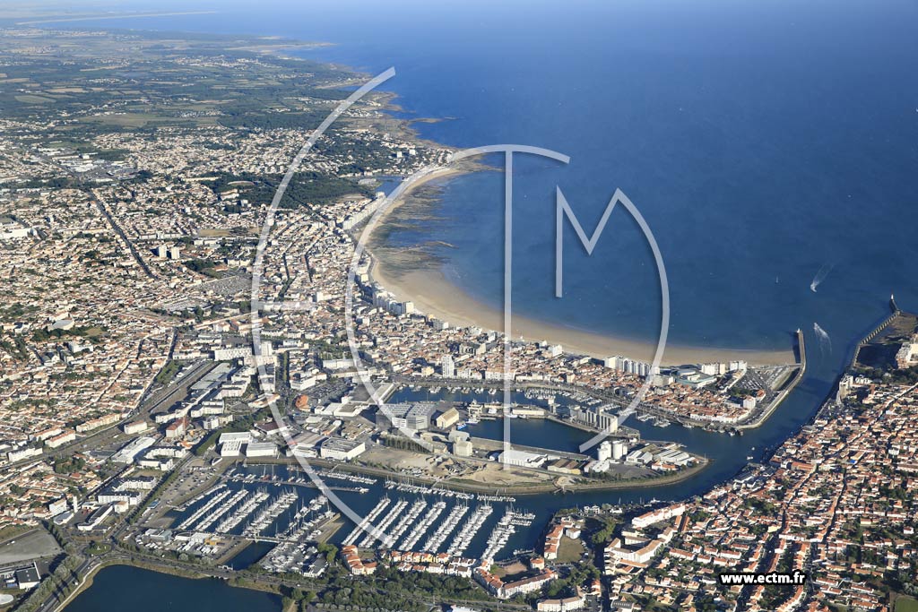 Photo arienne de Les Sables-d'Olonne (Port de Plaisance - Port de Pche)