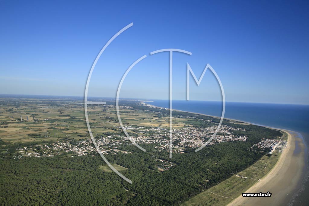 Photo arienne de Notre-Dame-de-Monts