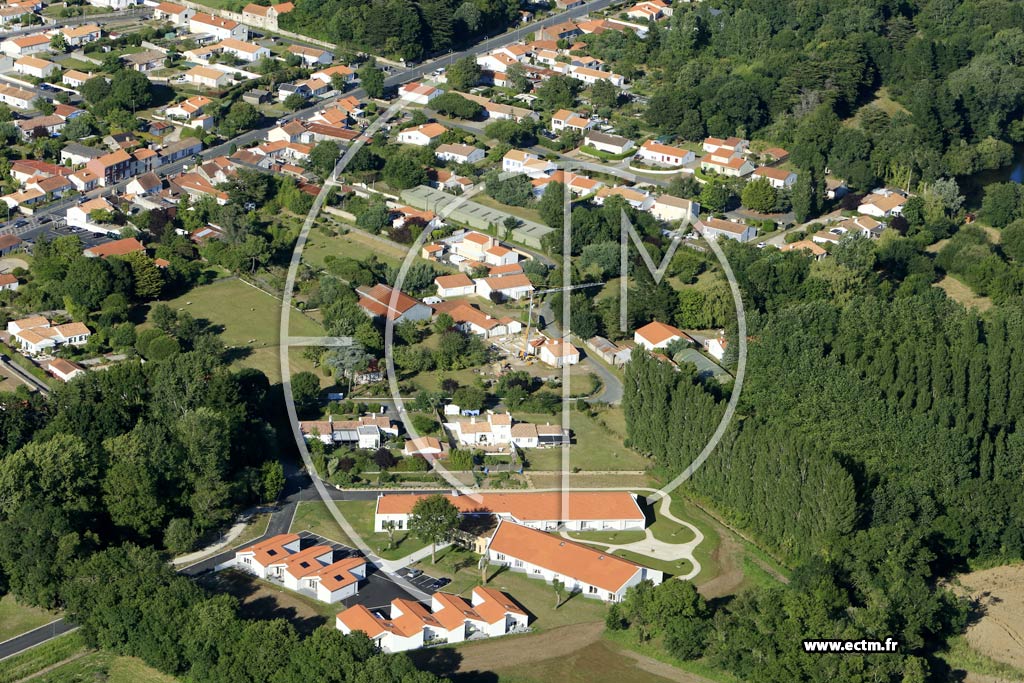 Photo arienne de Saint-Gervais