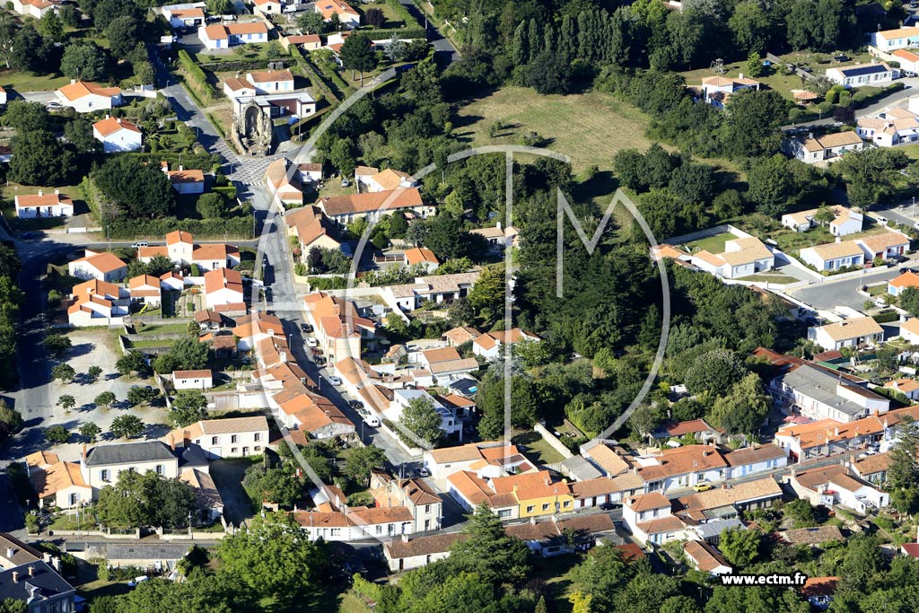 Photo arienne de Saint-Gervais