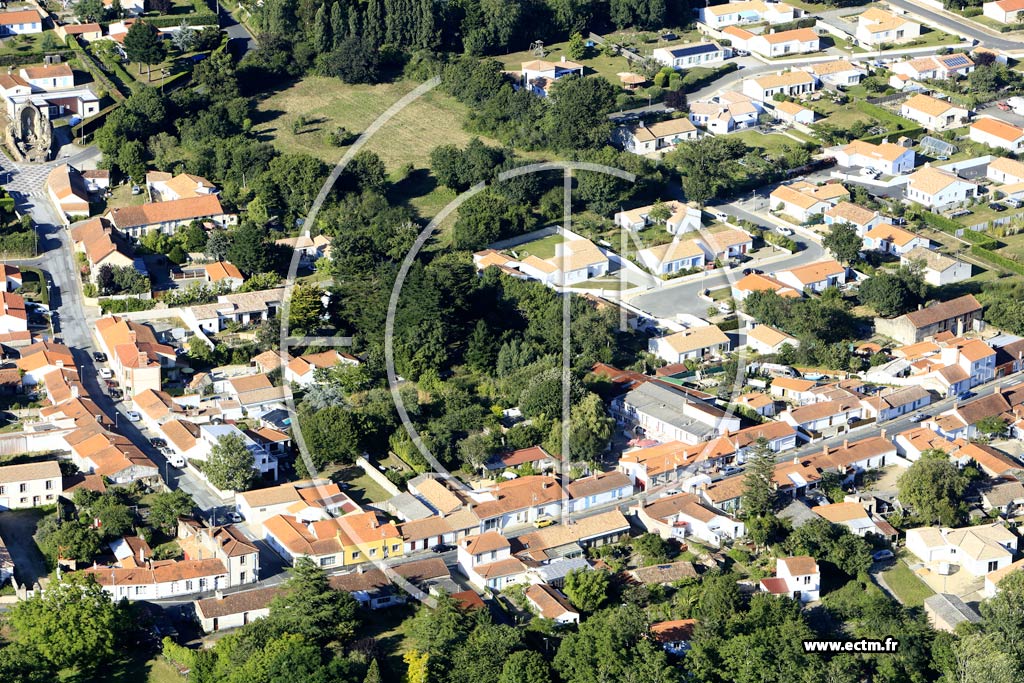 Photo arienne de Saint-Gervais