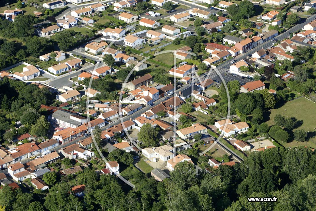 Photo arienne de Saint-Gervais